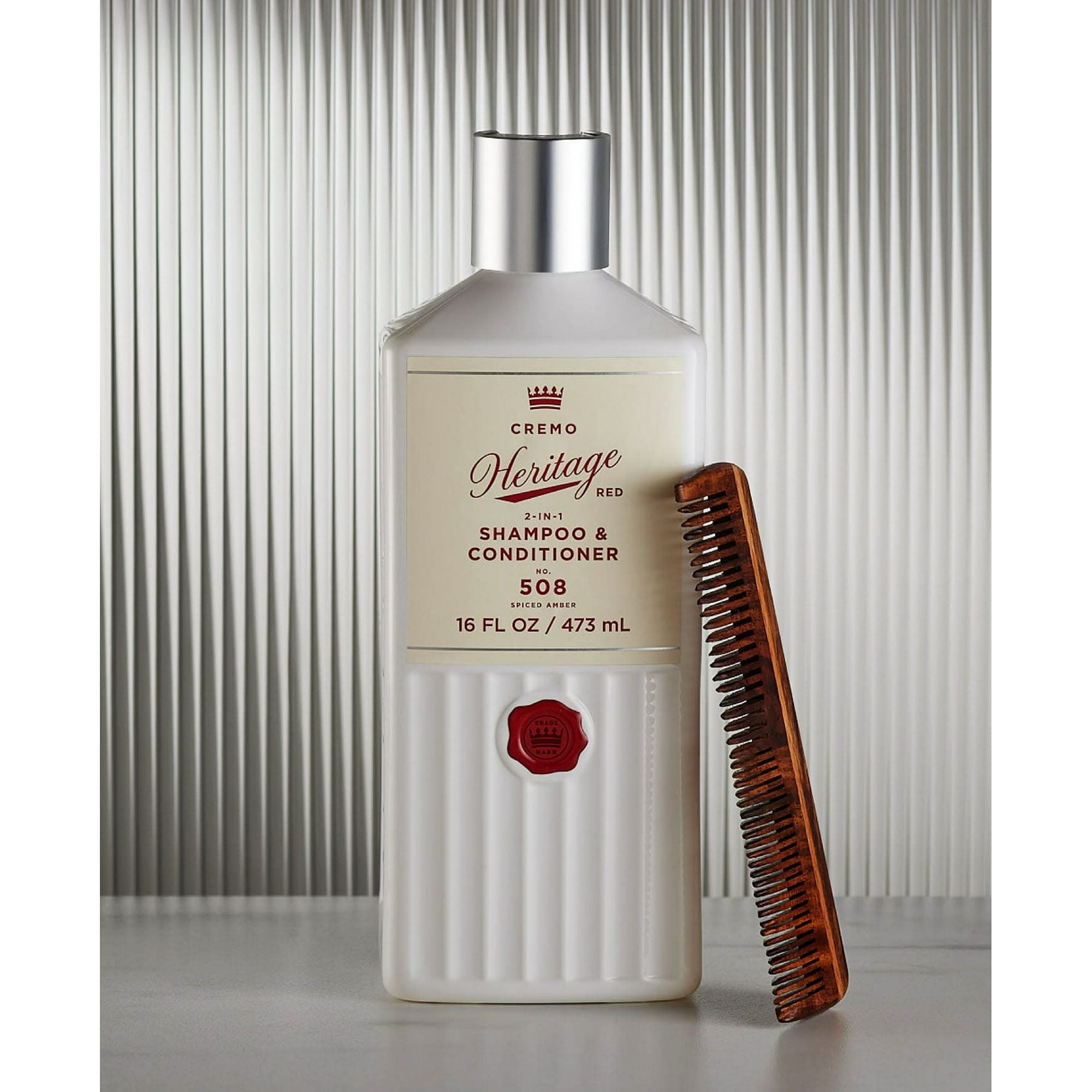 Cremo Heritage Collection 2-In-1 Shampoo & Conditioner, 16 Oz, Men's Shampoo, Men's Conditioner, Spiced Amber Fragrance EasyOptionXY LLC