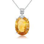 Elegant Natural Citrine Pendant Light Luxury Pi-Mart