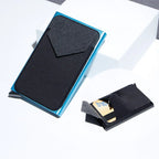 Metal Card Holder, Money Clip Aluminum Alloy Lycra Cloth - SJB-DIAMOND ELITES
