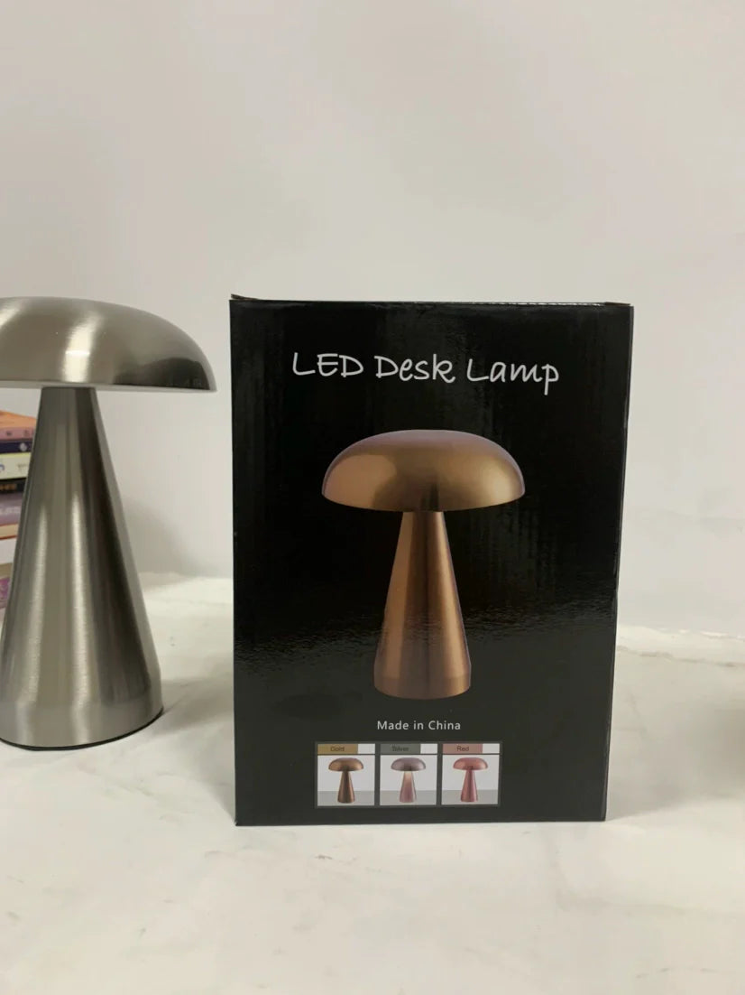 Retro New Bar Table Lamp Rechargeable Learning Special Touch Eye Protection Bedroom Desktop Reading Atmosphere Night Light Pi-Mart