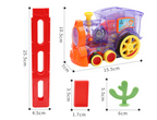 Domino Train Toys Baby Toys Car Puzzle Automatic Release Licensing Electric Building Blocks Train Toy Pi-Mart