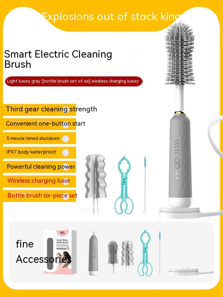 Electric Baby Bottle Brush Sponge Cup Pi-Mart