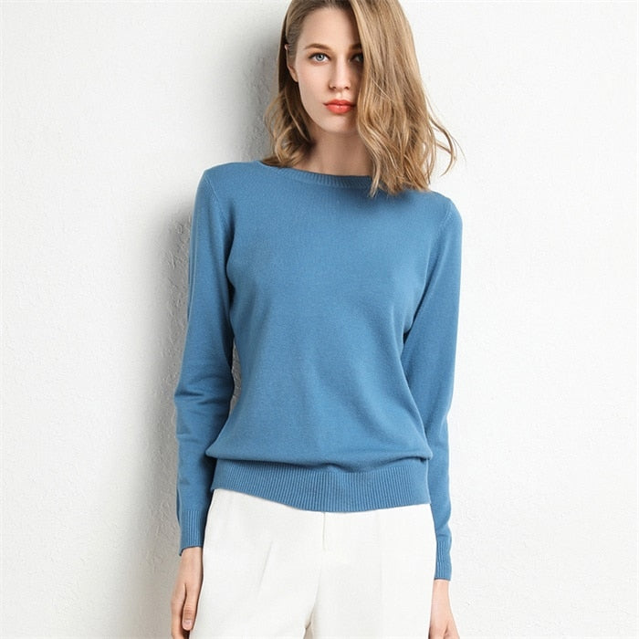 Knitted Pullover Women Sweater Pi-Mart