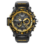 New Luxury Sport Watch With Dual Display LED Digital Analog Electronic Quartz  Display and Waterproof 30M protection - SJB-DIAMOND ELITES