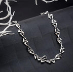 Stainless Steel Z Letter Chain Necklace Pi-Mart