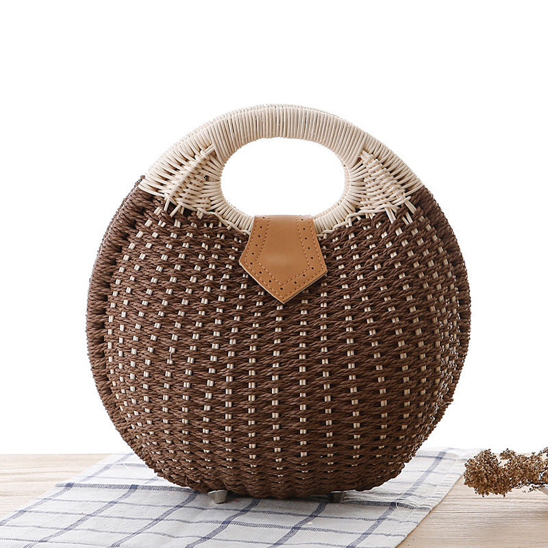 Rattan handbag Pi-Mart