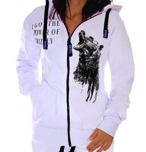 Slim-fit Printed Hooded Sweatshirt Set Sports Suit Pi-Mart