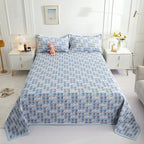 New Cotton Bed Cover Three-piece Set Pi-Mart
