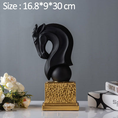 Horse head creative furnishing pieces Lootquake LLC
