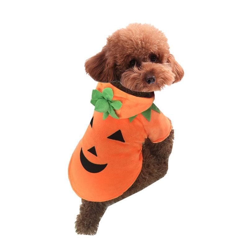 Pumpkin Demon Transformation Pet Costume - Spooky Halloween Attire For Your Furry Friend! Lootquake LLC