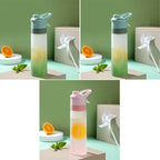 Spray Water Bottle For Girls Outdoor Sport Fitness Water Cup Large Capacity Spray Bottle Drinkware Travel Bottles Kitchen Gadgets Pi-Mart