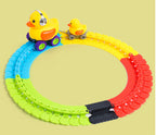 Children's Roller Coaster Dinosaur Track Electric Plastic Toy Pi-Mart