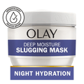 Olay Deep Moisture Slugging Wash-Off Mask With Shea Butter, Fragrance Free, All Skin Types, 3.4 oz