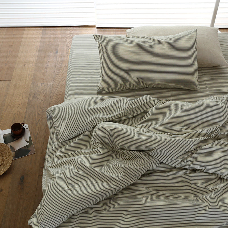 Cotton Single Double Duvet Cover Student Dormitory Bedding Pi-Mart