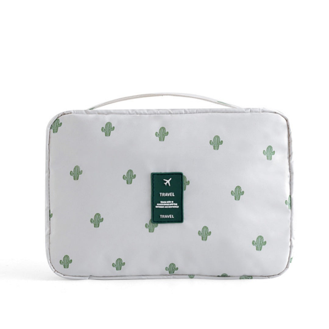 Toiletry Bag, Travel Wash Bag, Printed nylon Cosmetic Bag, Multifunctional Portable Large Capacity Storage Bag, Hangable Wash Bag - SJB-DIAMOND ELITES