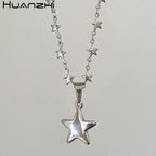 Metal Star Pendant Necklace Pi-Mart