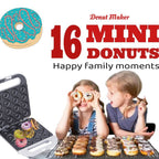 Temperature-controlled 16-hole Donut Machine Double Side Heating Pi-Mart
