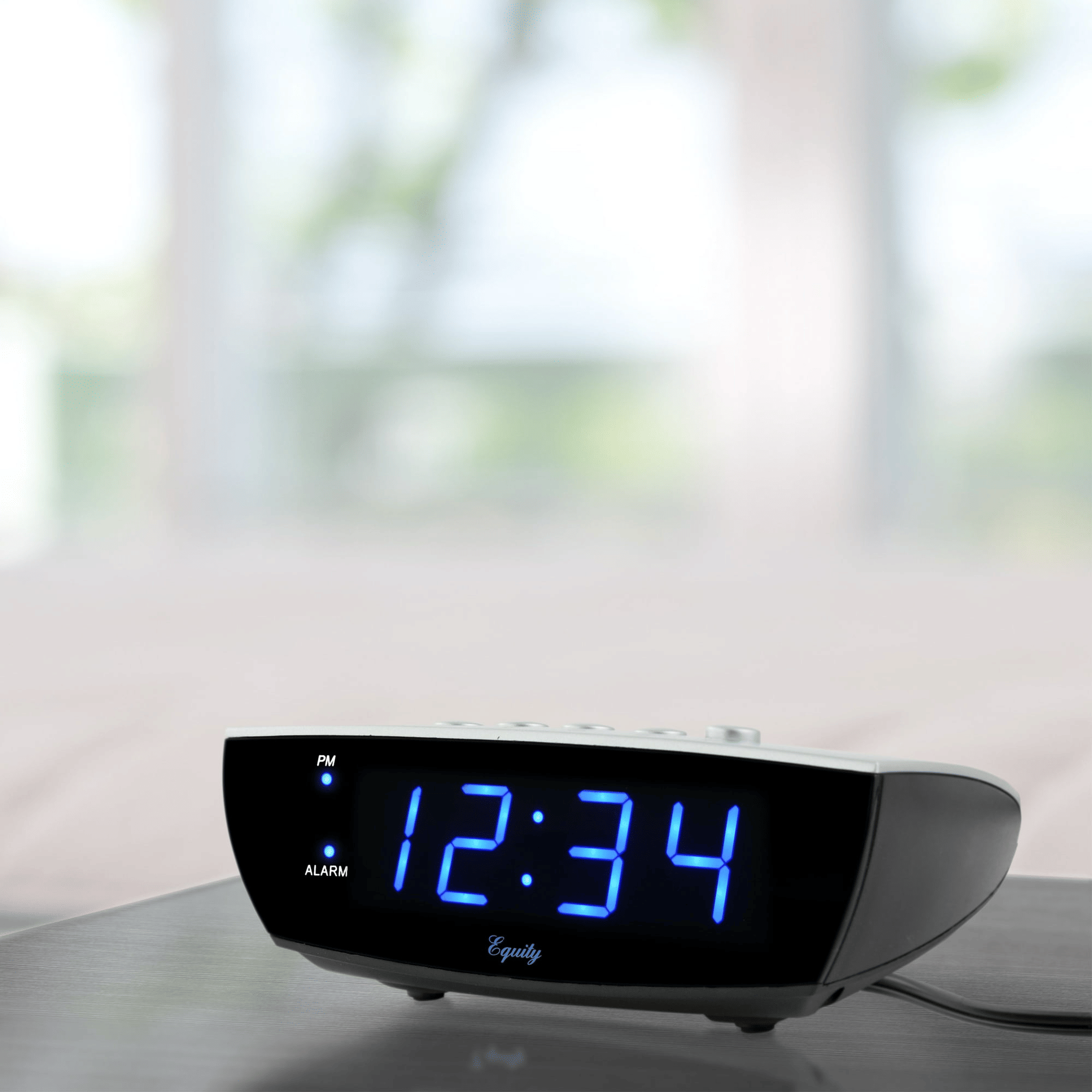 Equity by La Crosse 75903 0.9" Blue LED Digital Desktop Alarm Clock EasyOptionXY LLC