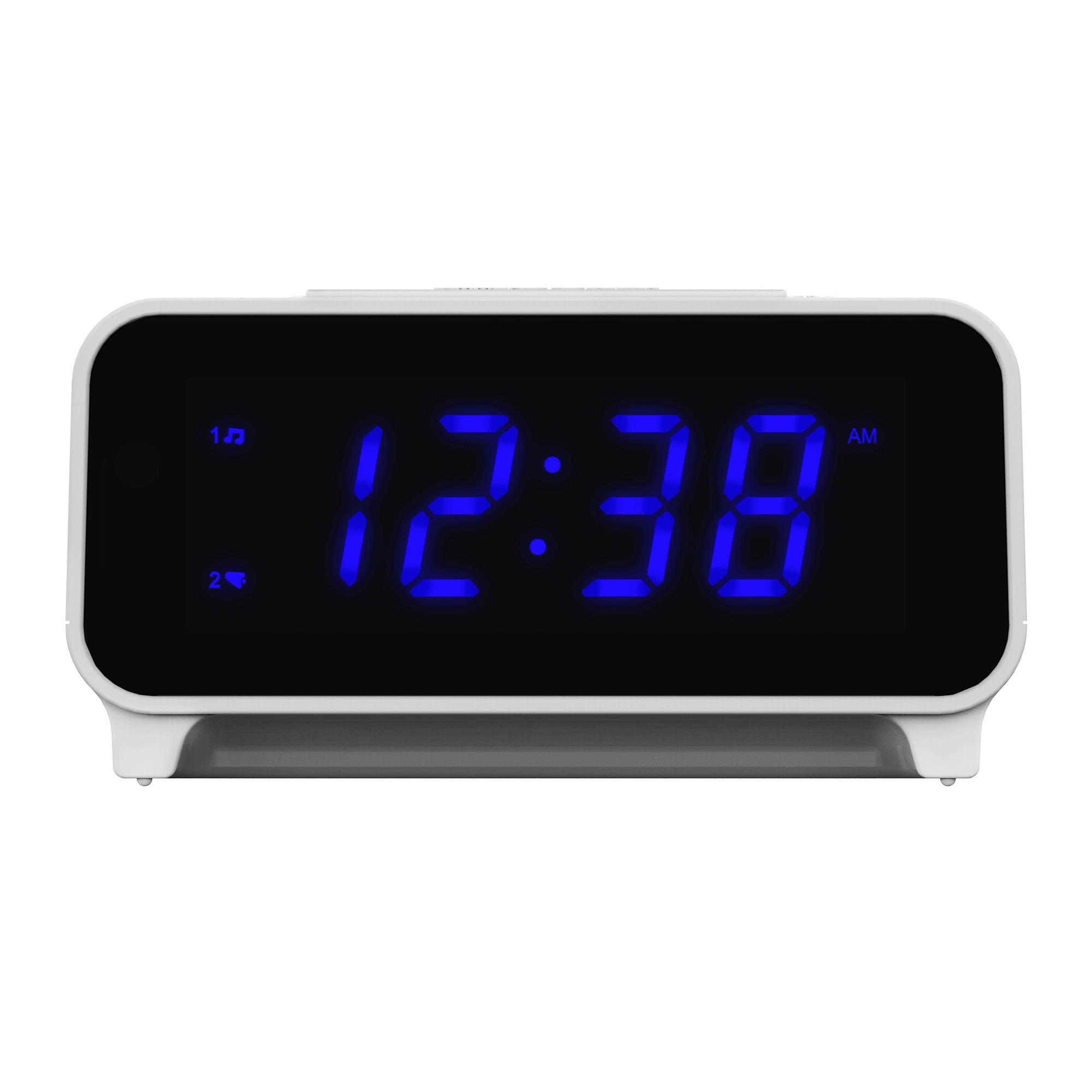 Emerson Smartset? PLL AM/FM Dual Alarm Clock Radio with 0.9" Blue LED Display and Blue LED D¨¦cor