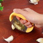 Stainless Steel Garlic Masher Garlic Press Household Manual Curve Fruit Vegetable Tools Kitchen Gadgets Pi-Mart