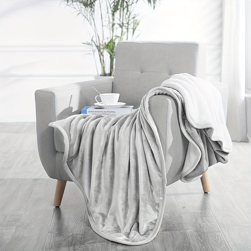 1pc Wearable Blanket, Double Flannel Sherpa Shawl Cover Blanket Air Conditioning Nap Blanket Cover Waist Legs Lazy Nap Multi-functional Office Blanket Lootquake LLC