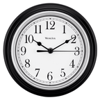 Westclox 9 inch Black Round Simplicity Analog QA Wall Clock EasyOptionXY LLC