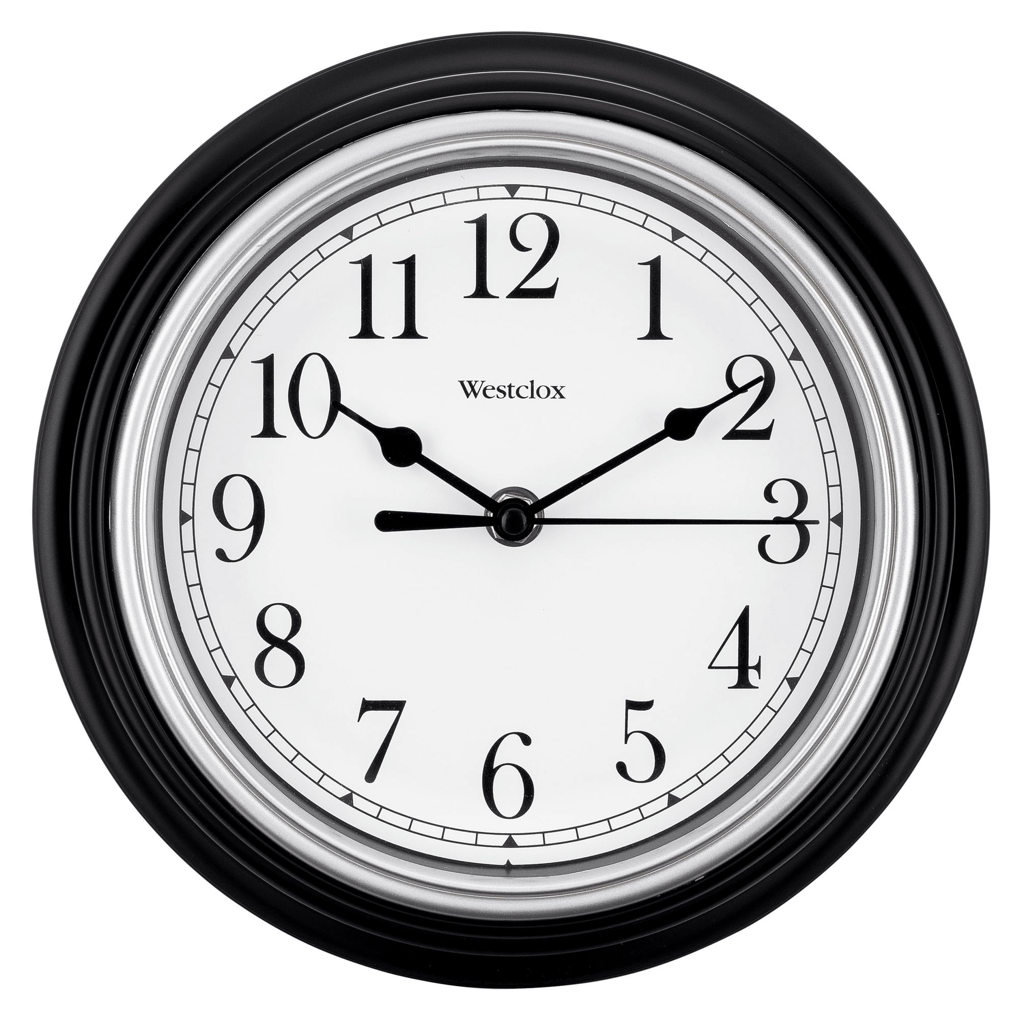 Westclox 9 inch Black Round Simplicity Analog QA Wall Clock EasyOptionXY LLC