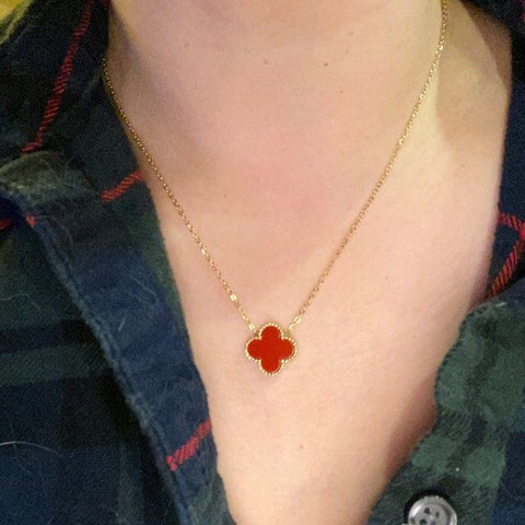 Inspired Clover Leaf Necklace Pi-Mart