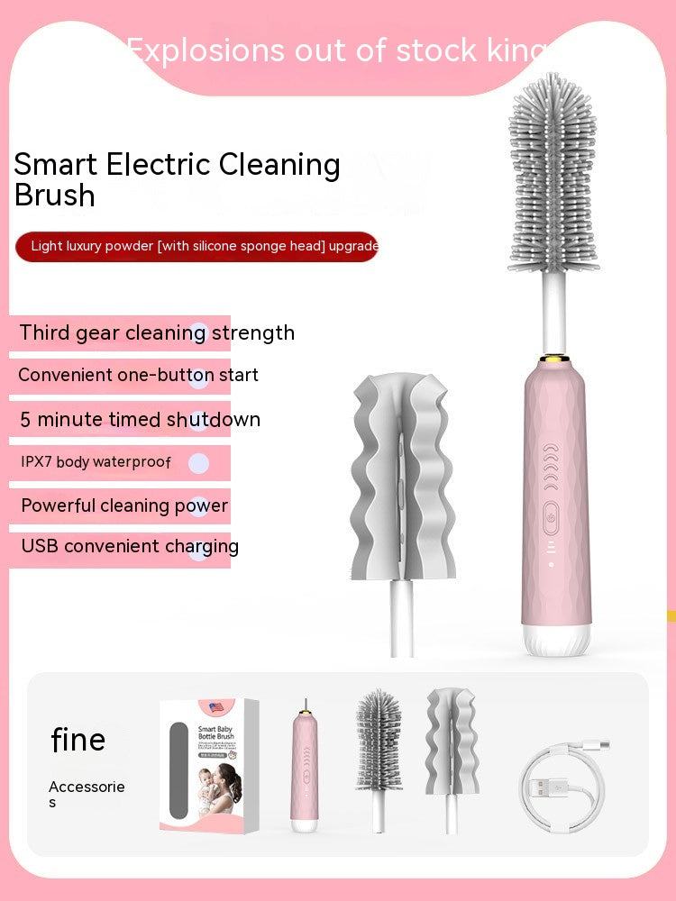 Electric Baby Bottle Brush Sponge Cup Pi-Mart
