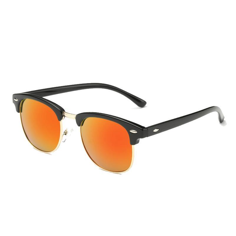 New Fashion Semi Rimless Retro Classic Luxury Polarized Sunglasses Men And Women Brand Designer Half Frame Sun Glasses Classic Oculos De Sol With UV400 Protection - SJB-DIAMOND ELITES
