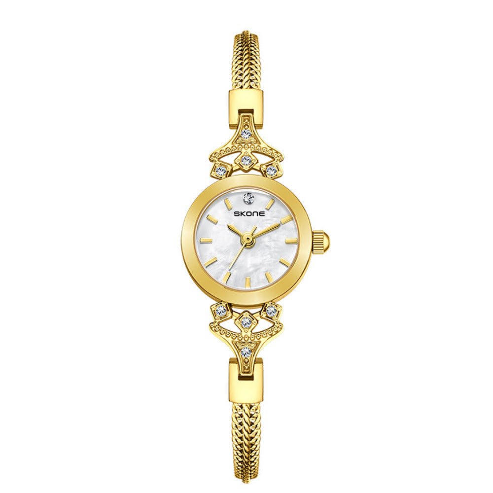 Premium Small And Exquisite Waterproof Quartz Watch For Women Pi-Mart