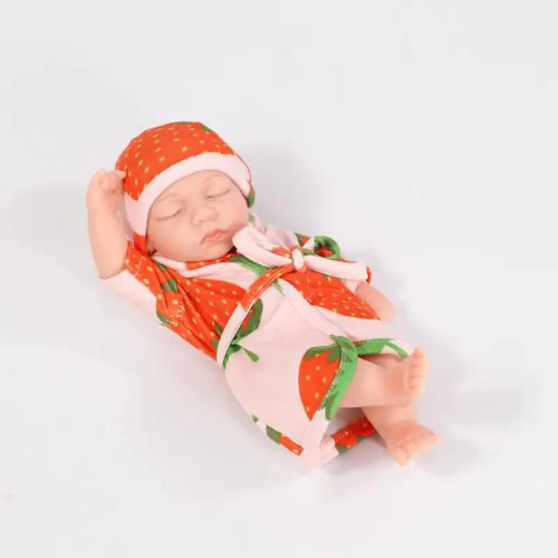 Mini Soft Silicone Baby Doll - Cute Gift for Girls Pi-Mart