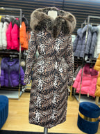 Genuine Silver Fox Down Insulated Parka - SJB-DIAMOND ELITES