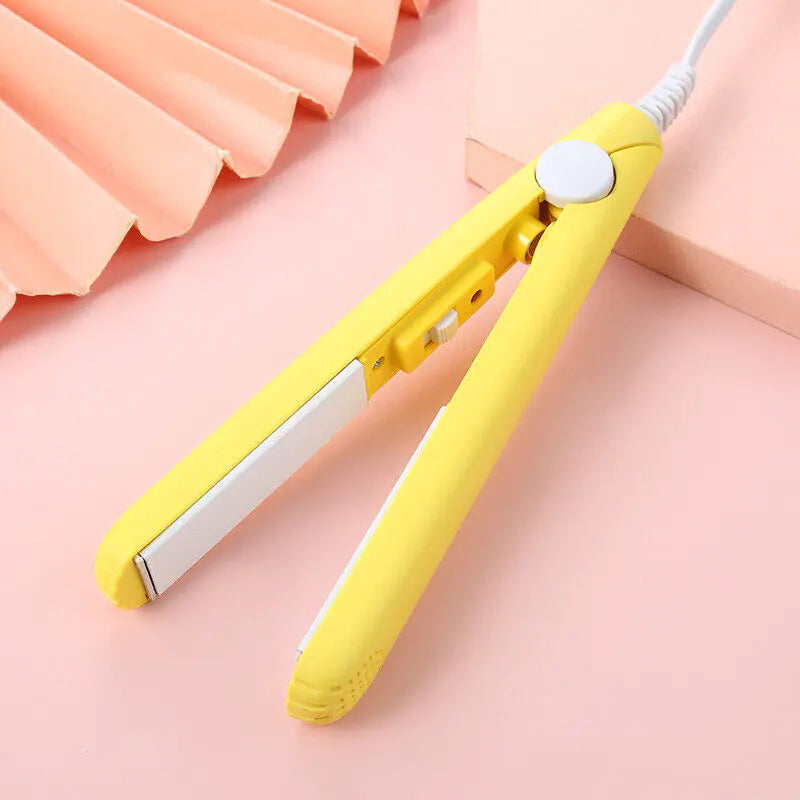 Mini Portable Hair Iron Hair Straightener Curler Professional Hair Irons Ceramic Pi-Mart