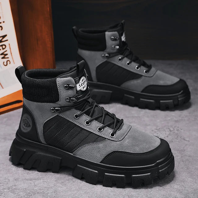 CYYTL Mens Boots Winter Shoes Pi-Mart