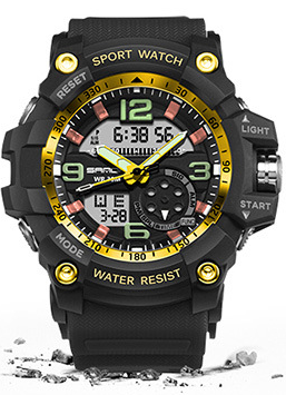 NEW Sport Analog-Digital Watch For Men and Woman  Waterresistant 50M Professional Waterproof Quartz Large Dial Military Wristwatches  With Night Mode - SJB-DIAMOND ELITES