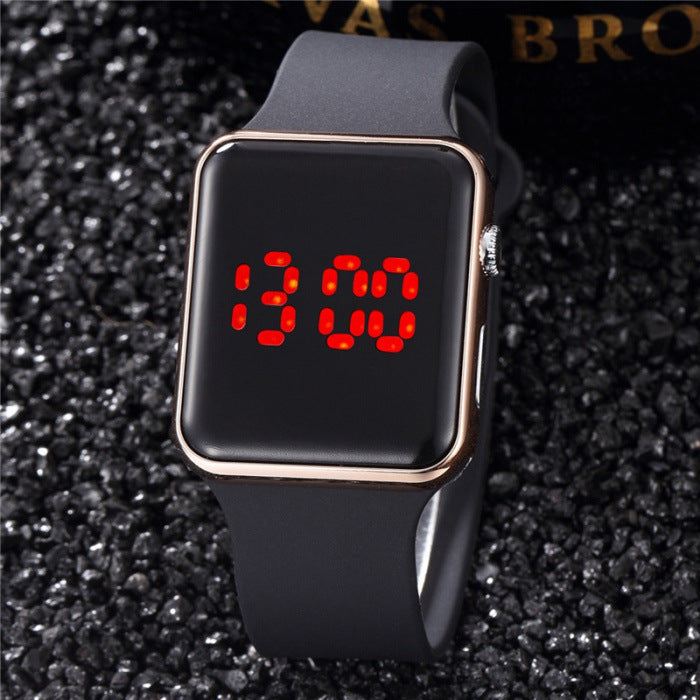 LED Electronic Sport Silicone Kids Watch Fashion Casual Outdoor Digital Display Watches Simple Kids Digital Watch Sport Led Simply Stylish Electronic Digital Wrist Watches For Women Ladies Teens Girls Stevvex