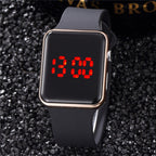 LED Electronic Sport Silicone Kids Watch Fashion Casual Outdoor Digital Display Watches Simple Kids Digital Watch Sport Led Simply Stylish Electronic Digital Wrist Watches For Women Ladies Teens Girls Stevvex