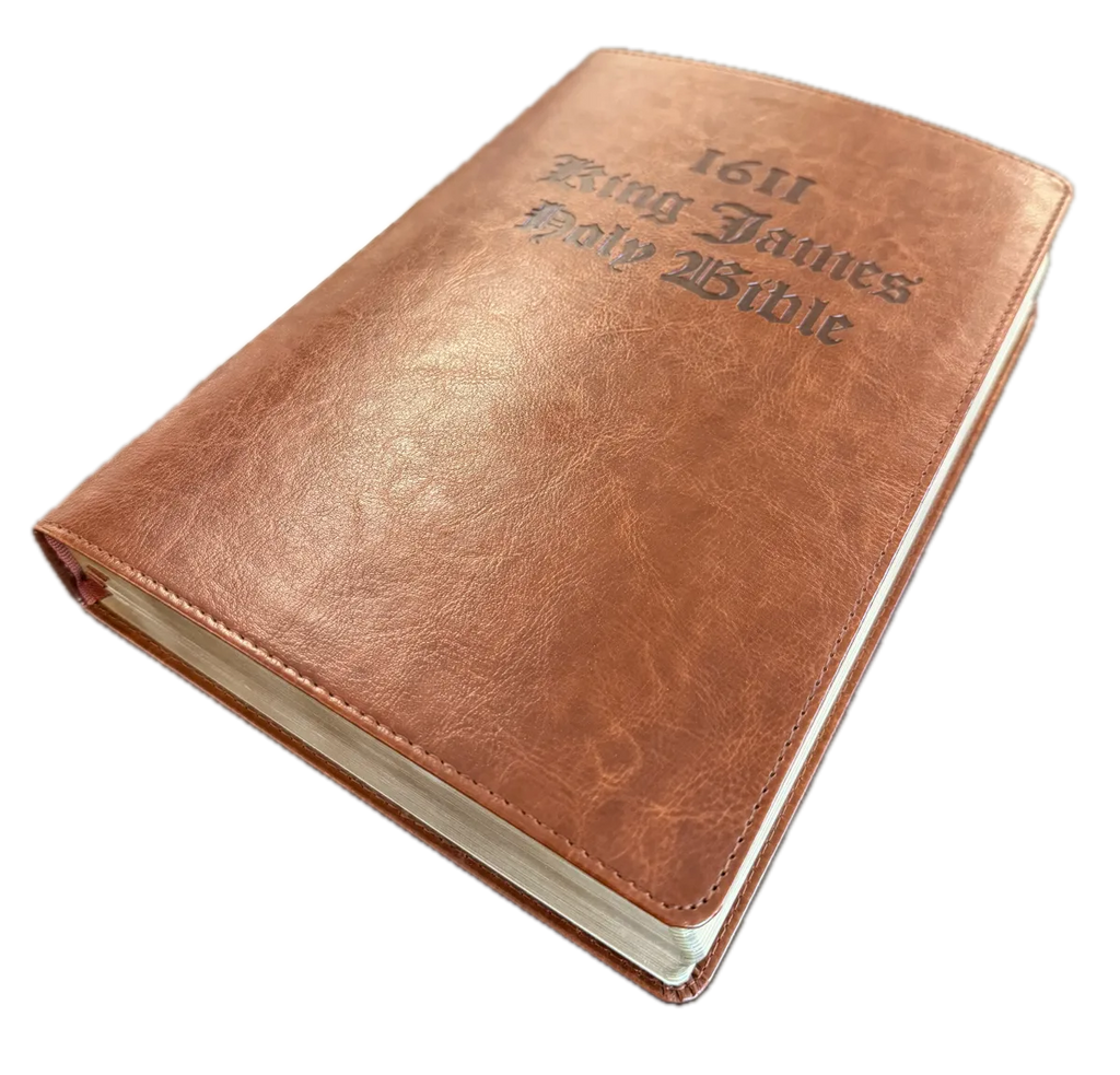1611 King James Bible - Brown KingdomWear