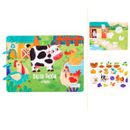 Children's Busy Book Educational Toys Repeated Paste Pi-Mart