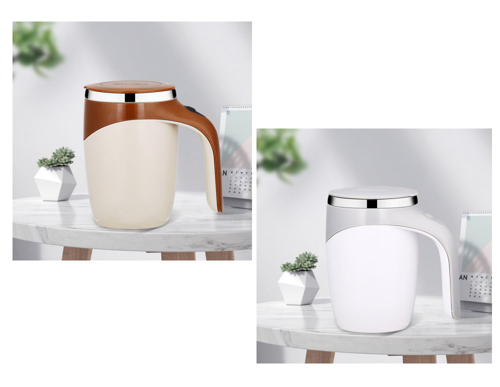 Rechargeable Model Automatic Stirring Cup Coffee Cup High Value Electric Stirring Cup Lazy Milkshake Rotating Magnetic Water Cup Pi-Mart