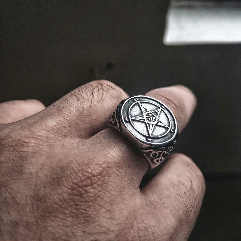 Occult Stainless Steel Ring - SJB-DIAMOND ELITES
