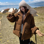 Loose Thick Small Coat Korean Style Fashion Student Cotton-padded Coat