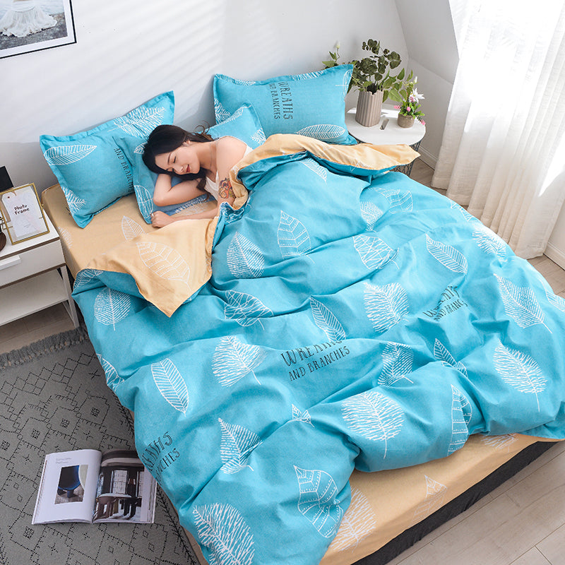 Scandinavian Style Simple Duvet Cover Single Bed Pi-Mart