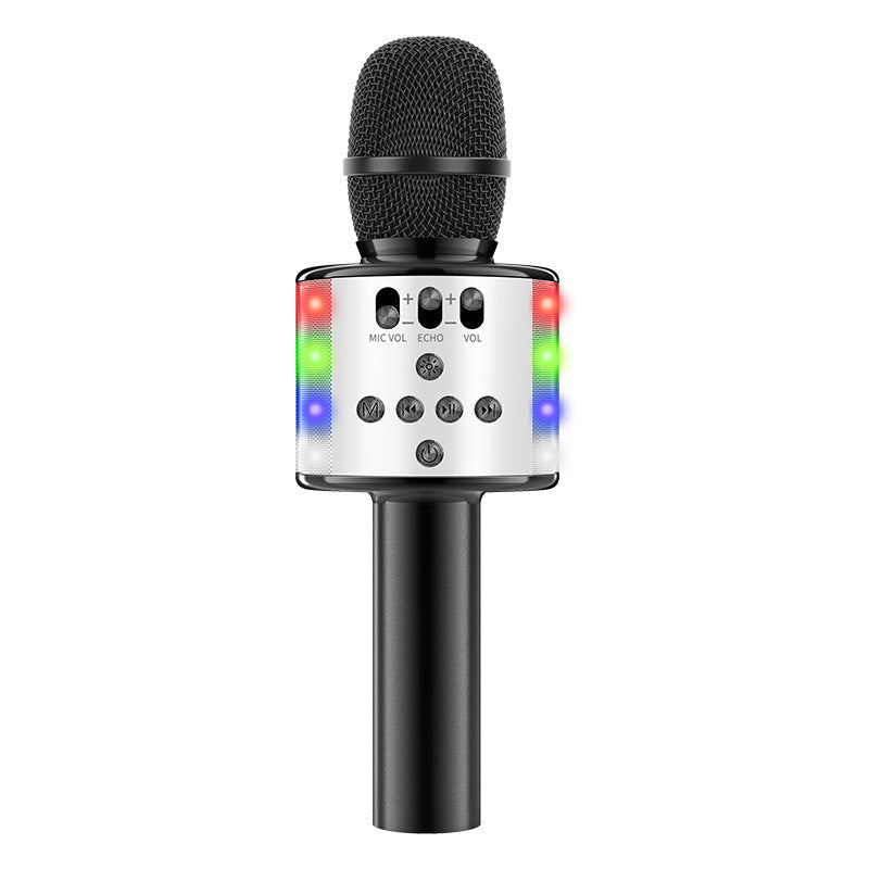 Wireless Bluetooth Colorful Light Microphone Pi-Mart