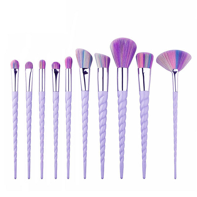 Spiral Red And Black Hair Makeup Brush Pi-Mart