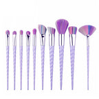 Spiral Red And Black Hair Makeup Brush Pi-Mart