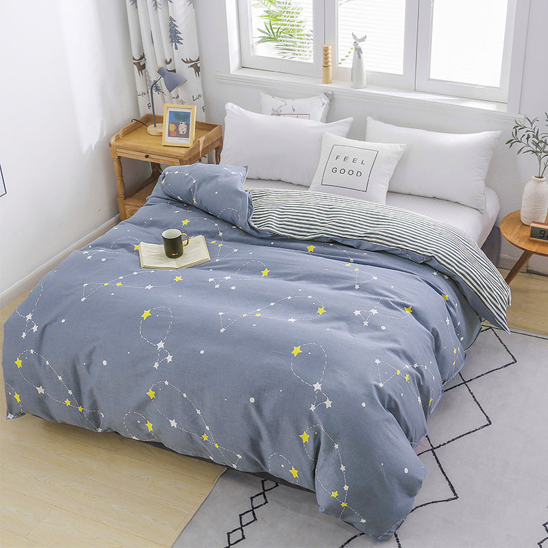 Quilt Cover Single Wholesale Pure Cotton Single Double Student Dormitory Three-piece Set Pi-Mart