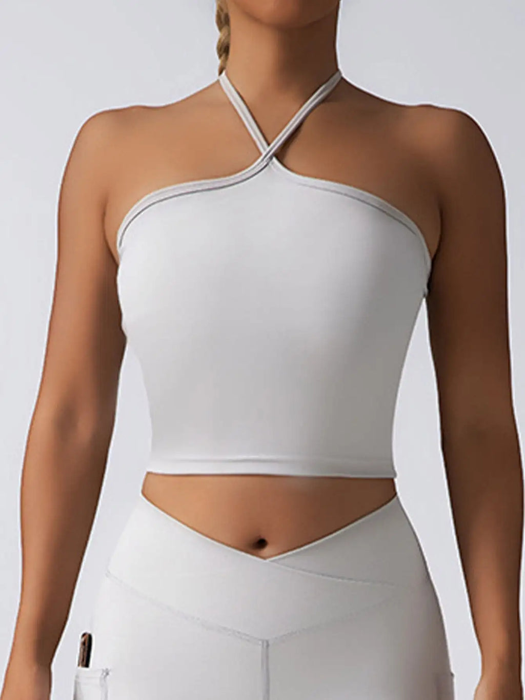 Crop Top With Built In Pads Sports Bras For Women - SJB-DIAMOND ELITES