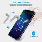Bluetooth 5.0 Earbuds Headphones Wireless Noise Cancelling In-Ear Waterproof
